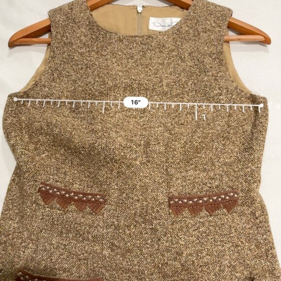 Oscar Dela Renta women's sleeveless Dress, size 4, - Picture 11 of 16